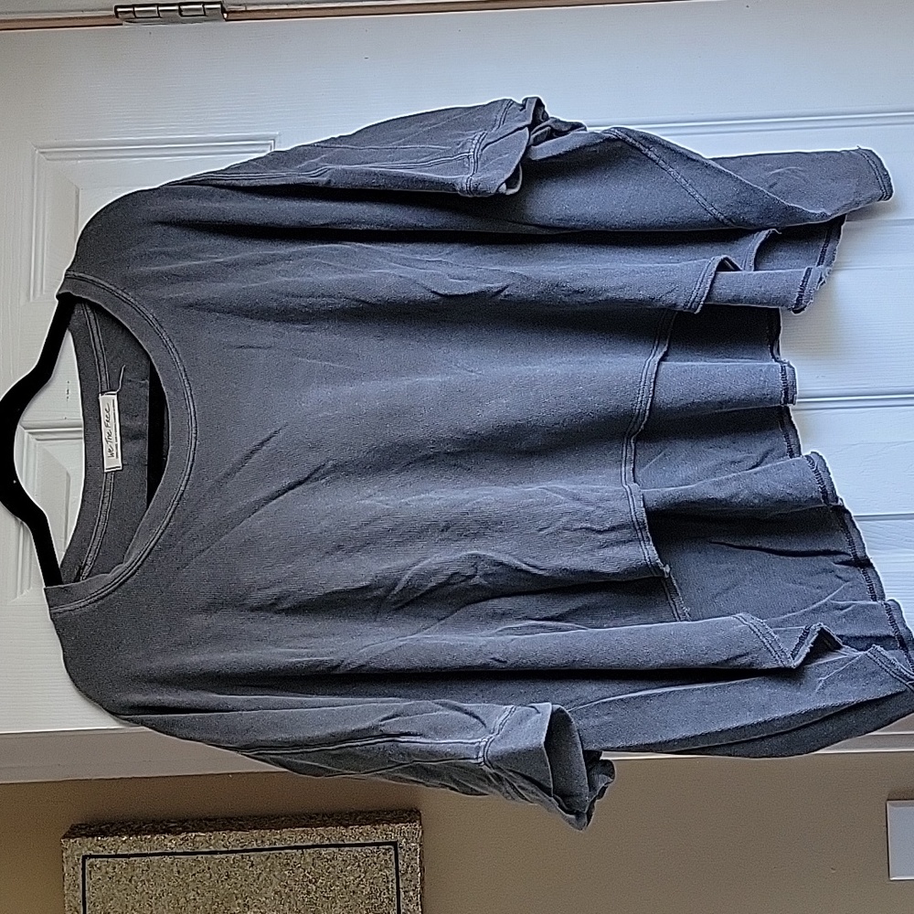 Free People cropped flowy t-shirt